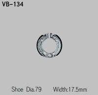 VESRAH Bremsebakker VB134 80x18MM