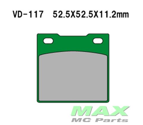 VESRAH Bremseklodser VD117 *USE: FA045*