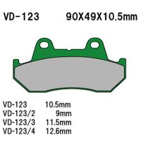 VESRAH Bremseklods VD123/2  USE: FA069/2
