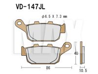 VESRAH Bremseklodser VD147JL