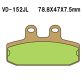 VESRAH Bremseklodser VD152SJL