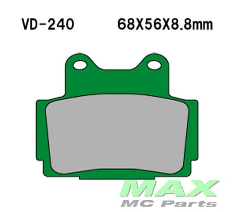 VESRAH Bremseklodser VD240 Kevlar