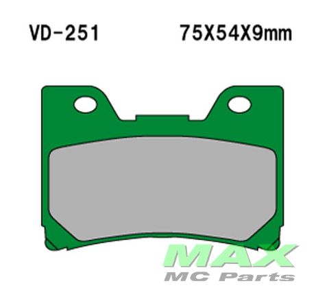 VESRAH Bremseklodser VD251