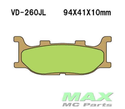 VESRAH Bremseklodser VD260SJL