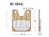 VESRAH Bremseklodser VD264JL REAR