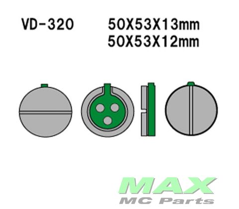 VESRAH Bremseklodser VD320