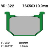 VESRAH Bremseklodser VD322