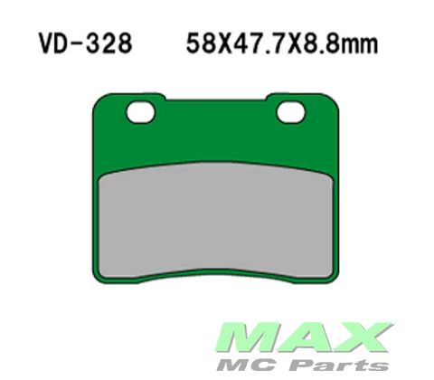 VESRAH Bremseklodser *FRONT* VD328