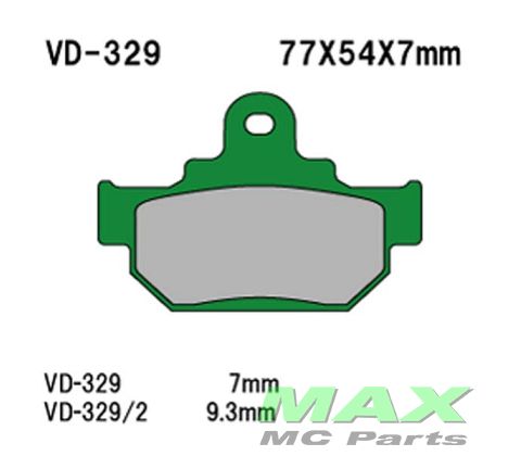 VESRAH Bremseklodser VD329