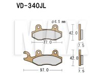 VESRAH Bremseklodser VD340JL