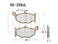 VESRAH Bremseklodser VD359JL