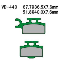 VESRAH Bremseklodser VD440