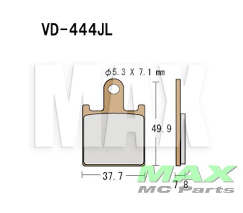VESRAH Bremseklodser VD444JL