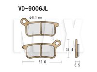 VESRAH Bremseklodser VD9006JL