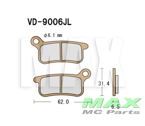 VESRAH Bremseklodser VD9006JL