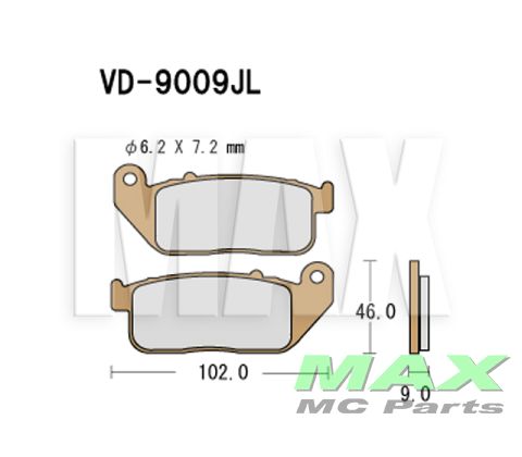 VESRAH Bremseklodser VD9009JL