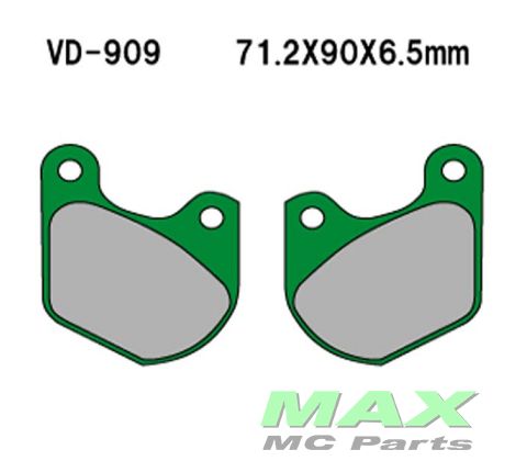 VESRAH Bremseklodser VD909