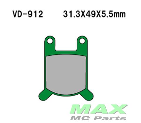 VESRAH Bremseklodser VD912