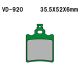 VESRAH Bremseklodser VD920