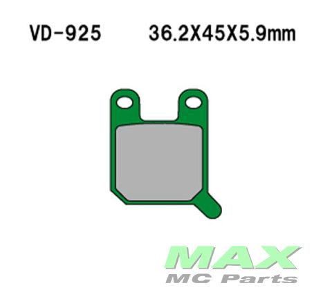 VESRAH Bremseklodser VD925