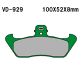 VESRAH Bremseklodser VD929