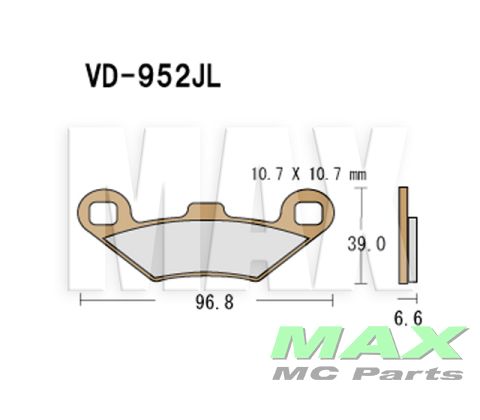 VESRAH Bremseklodser VD952JL