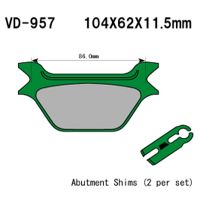 VESRAH Bremseklodser VD957