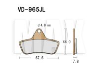 VESRAH Bremseklodser VD965JL