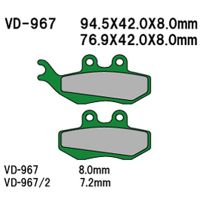 VESRAH Bremseklodser VD967