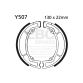 EBC Brake shoe set *FRONT* Y507 130x22MM