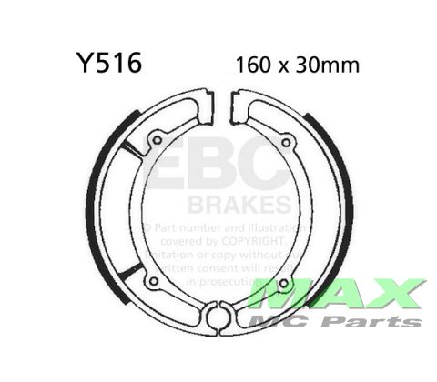 EBC Brake shoe set REAR Y516