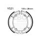 EBC Brake shoe set Y521